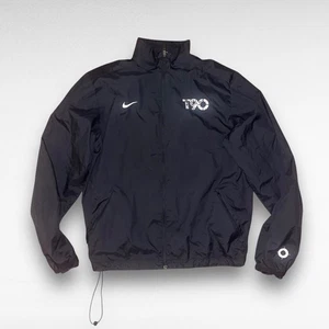 De Colección Nike T90 Chaqueta de Pista Cortavientos Fútbol Fútbol Resistencia al Agua Negra Talla L - Imagen 1 de 10