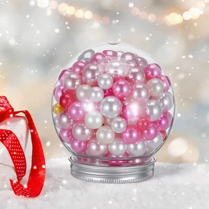  8 PCS, Schneekugel-Ersatzteile, Glas, leere Kugeln zum Basteln - Bild 1 von 14