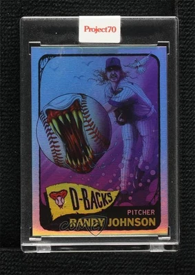 2021 Project 70 Online Exclusive Rainbow Foil /70 Randy Johnson by Alex Pardee - Image 1 of 2