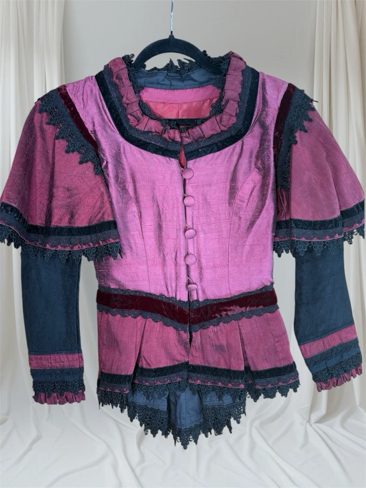 Blusa Ajustada Punk Manga Larga Gótica Victoriana Steampunk Estilo Vampiro De Colección XXS Foto 1 de 4