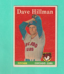 1958 Topps # 41 Dave Hillman Chicago Cubs EX - Bild 1 von 2