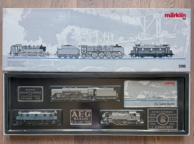 MARKLIN 3100 HO H0 750 Jahre Berlin , MODELS OF GREAT BERLIN LOCOMOTIVE BUILDERS - Image 1 of 4
