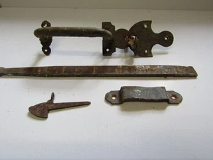 ancien verrou loquet de porte - Picture 1 of 5