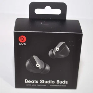 Beats by Dr. Dre Studio Buds Wireless Noise Cancelling Black (MJ4X3LL/A) -Sealed - Picture 1 of 3