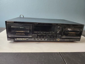 Sony TC-WR535 Dual Cassette Deck Tape Player Recorder TESTED Nice! - Picture 1 of 8
