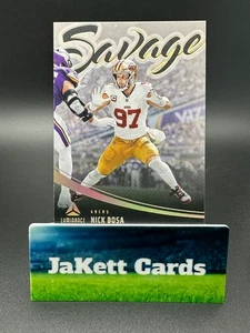 2025 Panini Luminance - Savage Nick Bosa #6 - San Francisco 49ers - Picture 1 of 2