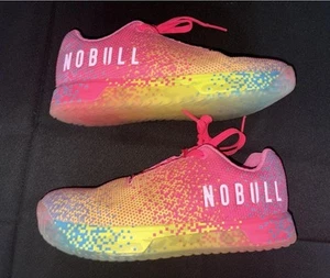 Nobull Shoes Womens 6 Mens 4.5 Crossfit Running Trainer Glitch Neon Sneakers - Bild 1 von 8