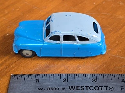 Meccano Dinky Toys Vanguard 1950s Blue/Grey w Gray Hubs England Rare  - Image 1 of 4
