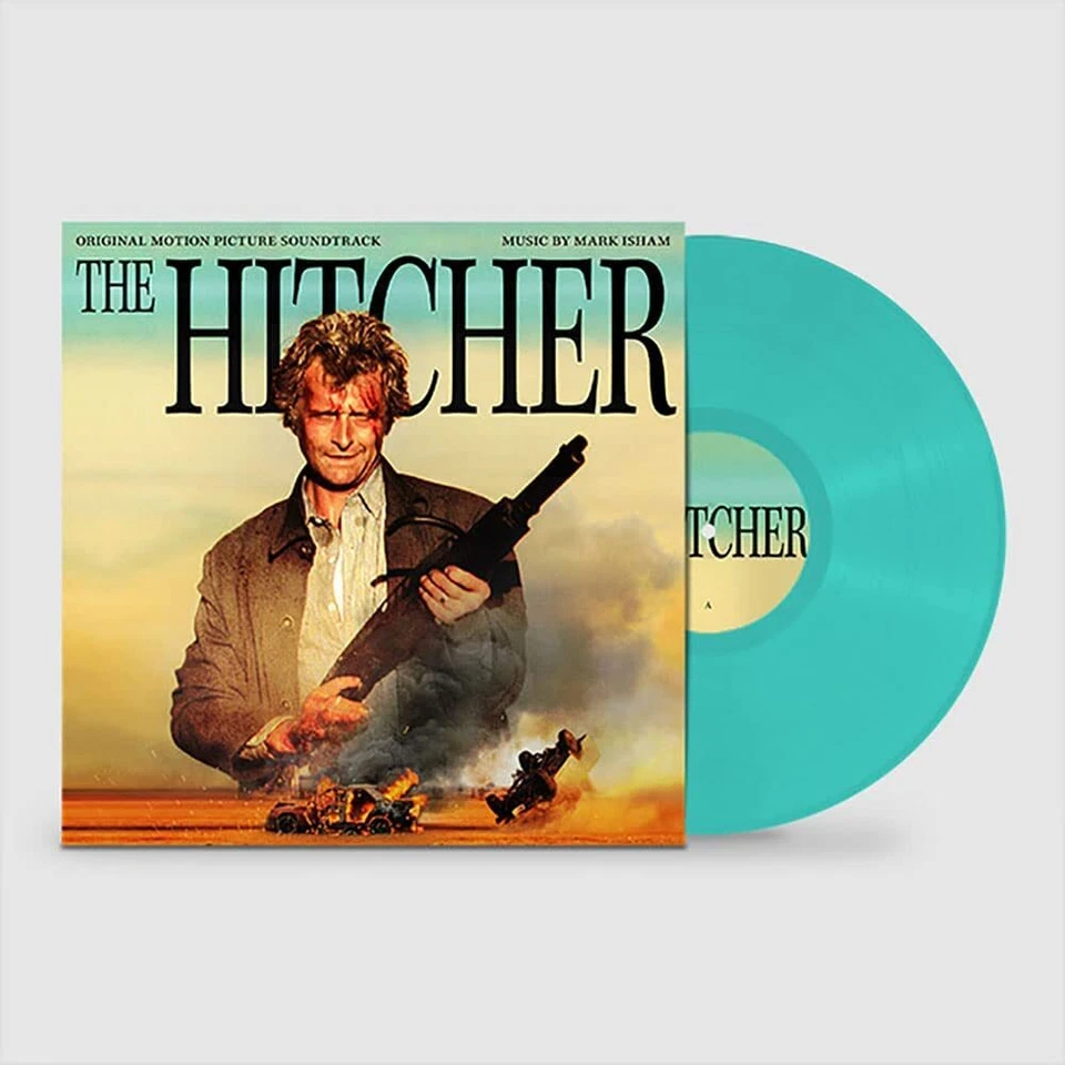 Mark Isham 'The Hitcher' Original Soundtrack LP Türkisfarbenes Vinyl - Neu - Bild 1 von 1