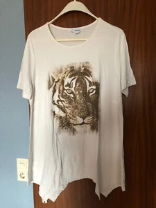 MIA MODA,  T-Shirt mit Tigermotiv, Damen Gr. 48 - Bild 1 von 2