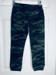Timberland Young Boys Camo Pants 23W X 20L Elastic Waist and cuffs 4 Pockets - Picture 1 of 6