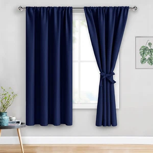 Blackout Curtains for Bedroom– Thermal Insulated,Noise Reducing Room Darkening D - Picture 1 of 12