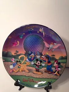 1999 Künstler signiert Disneyana Convention limitierte Auflage Teller Walt Disney World - Bild 1 von 1