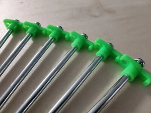 6 Pack Tent Stakes 10 Inch Steel Rust Resistant - Picture 1 of 20