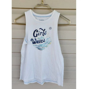 NWT New OshKosh Girls Summer Beach Girls Make Waves Tank Size 14 - Picture 1 of 4