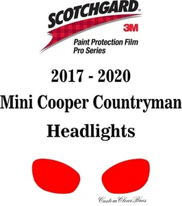 3M Scotchgard Paint Protection Pro Series 2018 2019 2020 Mini Cooper Countryman - Picture 1 of 3