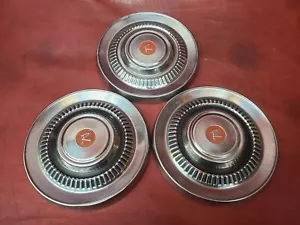 1962-1966 Rambler Dog Dish Hubcaps Center Cap Covers THREE 10" - Picture 1 of 15