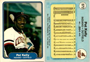 Pat Kelly 1982 Fleer Baseball Card 372  Cleveland Indians