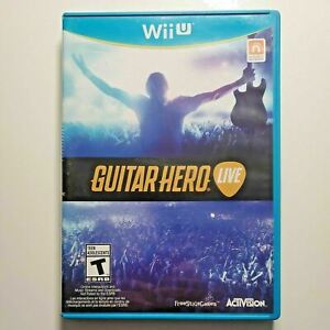 Guitar Hero Live (Nintendo Wii U, 2015) DISC IS MINT - GAME ONLY