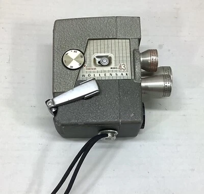 Винтажная кинокамера Wollensak 8 мм модель 43 ретро пленочная камера непроверенная - Изображение 1 из 4