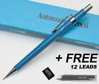 Niebieski mechaniczny ołówek automatyczny 0,7 mm HB + DARMOWE OPAKOWANIE 12 PRZEWODÓW