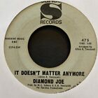 Diamond Joe 1967 New Orleans Soul 45 On Sansu ~ It Doesn't Matter Anymore ~ Hear
