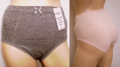 BODYFIT Ladies Super-soft Light Support Shapwear Briefs S,Med,Large,Ex/Large Free Post