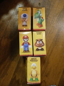  Complete Set Super Mario World 2.5" Figure Nintendo Toy Lot Some (Box Damage) - Picture 1 of 4