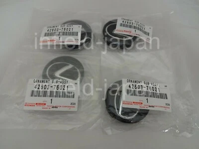 正品雷克萨斯 2011 - 2016 CT200h F-Sport 车轮中心盖 42603-76021 x4 F/S — 第 1/4 张图片