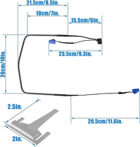 DA47-00244U for Samsung Refrigerator Defrost Heater with DA61-06796A Clip - Picture 1 of 2