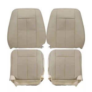 Both Side Bottom & Top Seat Cover Camel For 2007-2014 Ford Expedition Tan/Black - Bild 1 von 16