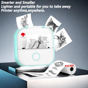 Phomemo Sticker Printer- T02 Mini Printer Sticker Maker Inkless Printer Portable - Picture 1 of 22