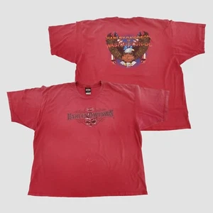 Harley Davidson T-Shirt Mens 3XL XXXL Red Graphic Tee Eagle Skull Washington DC - Picture 1 of 12
