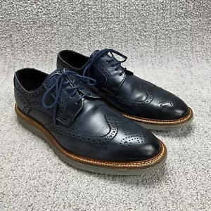 Trask Punta de Ala Zapatos Oxford Para Hombres 9 Azul Cuero Brogue ExtraLigero Vestido Deportivo - Imagen 1 de 24