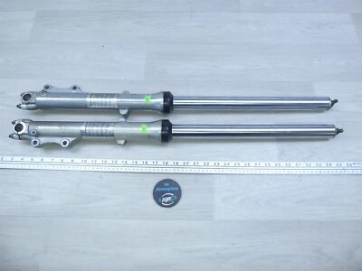 1981 Kawasaki KZ750E KZ750 K608) left ad right front forks suspensions set - Image 1 of 4