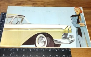 1957 fird Fairlane, 500,pamphlet,dealership,used,bundy motors, quaker city oh - Picture 1 of 7