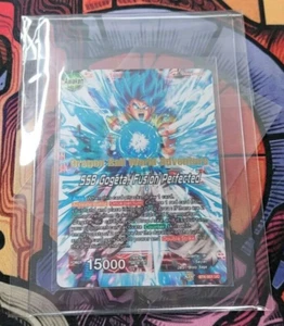 Tarjeta promocional Dragon Ball World Tour NYCC 2019 Gogeta Fusion Perfected Prize - Imagen 1 de 8