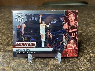 2020-21 MOSAIC MONTAGE #29 TRAE YOUNG ATLANTA HAWKS - Image 1 of 4