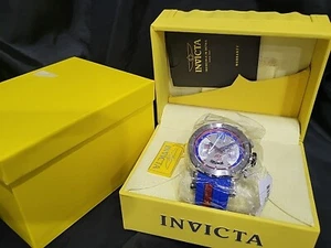 New Invicta S1 Rally Men's Watch - 48mm, Blue, Red (21509) - Picture 1 of 10