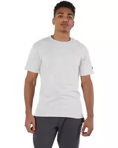 Champion T525C Mens Cotton Short Sleeve Crew Neck Stylish Plain Blank T-Shirt - Picture 1 of 27