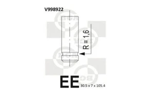 VÁLVULA DE MOTOR BGA - V998922 - Imagen 1 de 7