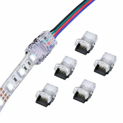 2/4/5PIN HIPPO LED STRIP ADAPTER WIRE CONNECTOR EXTENSION CLIP 5050 5630 3528 - Image 1 of 4