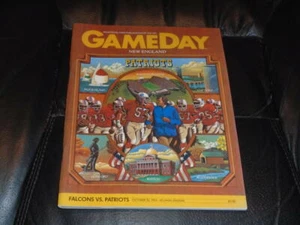 1983 PATRIOTS AT FALCONS NFL FOOTBALL PROGRAM EX-MINT - Picture 1 of 1