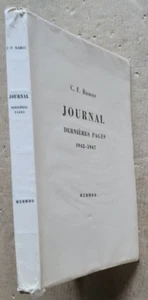 Journal Dernières pages 1942-1947 C F RAMUZ éd Mermod 1949 n° 204 - Picture 1 of 3