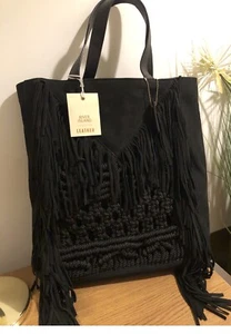 River island Leather Bag With Fringe Details Original Price £80 - Picture 1 of 5