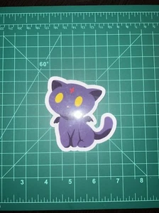 Konosuba Chomusuke Anime Uv Waterproof Sticker  3”x3” - Picture 1 of 3