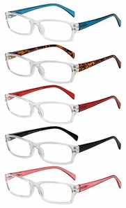 Reading Glasses 5 Pairs Fashion Ladies Quality Designed Spring Hinge Readers... - Picture 1 of 10