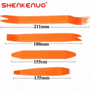 4PC Auto Car Door Trim Removal Tool Pry Panel Dash Radio Body Clip Installer Kit - Bild 1 von 11