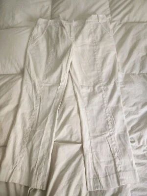 Pantalones Cortos Diane von Furstenberg Blanco Forrado Carissa Talla M/L Foto 1 de 4