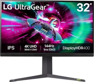 LG Gaming Monitor 32 inch 4K IPS Panel AMD FreeSync HDMI Display Port 144Hz - Picture 1 of 24